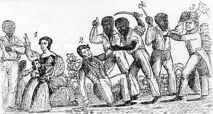Nat Turner's rebellion, 1831