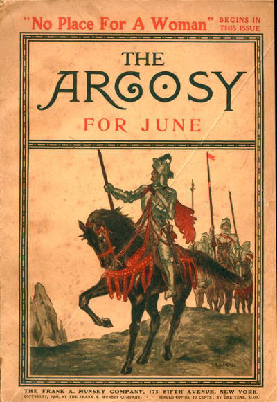 Cover of The Argosy from June 1906.