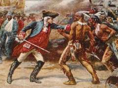 The Cherokee and British fought against each other during the French and Indian War.