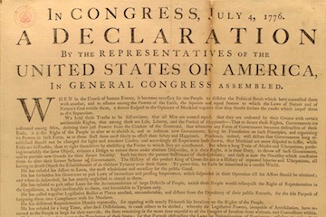 The Declaration of Independence