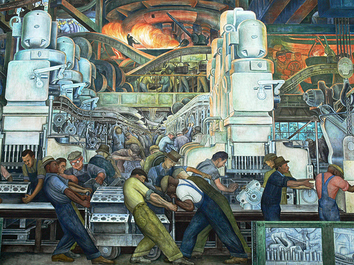 Diego Rivera Detroit Mural