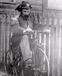 Emperor Norton on a Bicycle