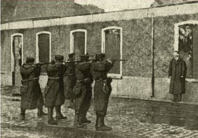A Supposed World War I Firing Squad
