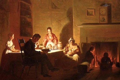 George Caleb Bingham, Family Life on the Frontier (Detail)