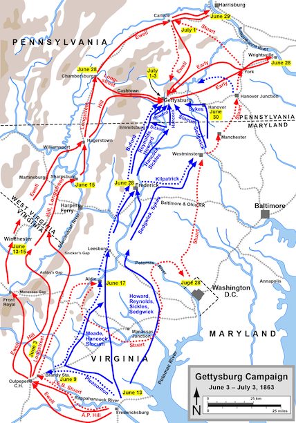 Gettysburg Campaign, 1863