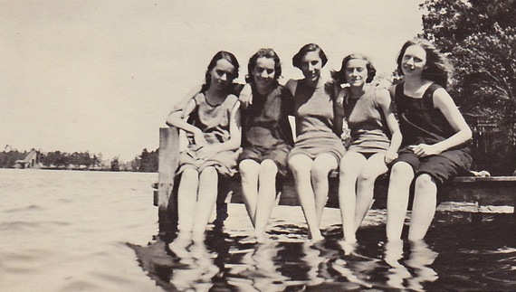 A girl scout camp in Massachusetts, 1922.