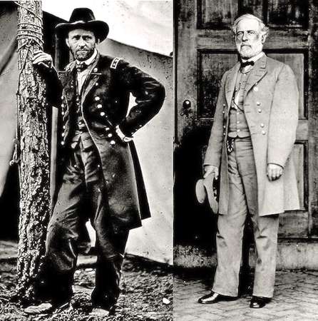 Ulysses S. Grant and Robert E. Lee