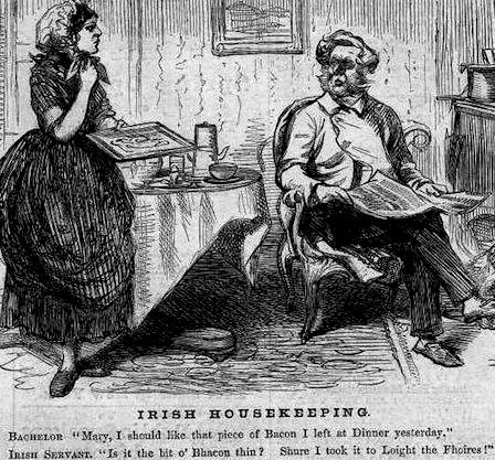 Irish Servant Humor Irish Servant Humor, 1861