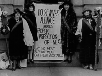 Women campaign for better inspection of meat during the Progressive era Women campaign for better inspection of meat during the Progressive era