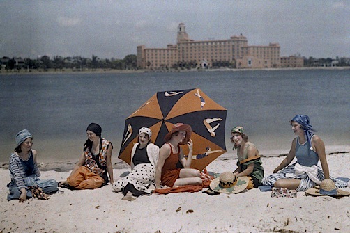 Women on the beach, St. Petersburg, 1920s Women on the beach, St. Petersburg, 1920s