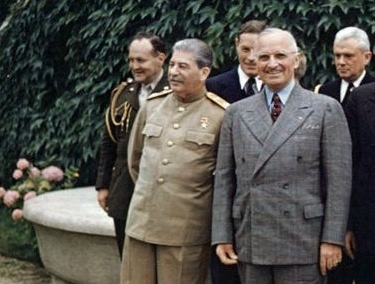 Harry Truman and Joseph Stalin, Potsdam 1945
