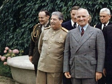 Truman and Stalin, Potsdam 1945 Harry Truman and Joseph Stalin, Potsdam 1945