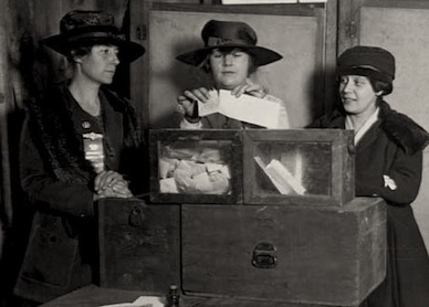 Women Voting 1920s Women cast ballots for one of the first times in the 1920s