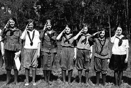 Minnesota Girl Scout Troop, 1917