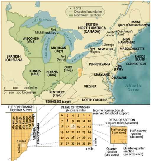 Northwest Ordinance Map